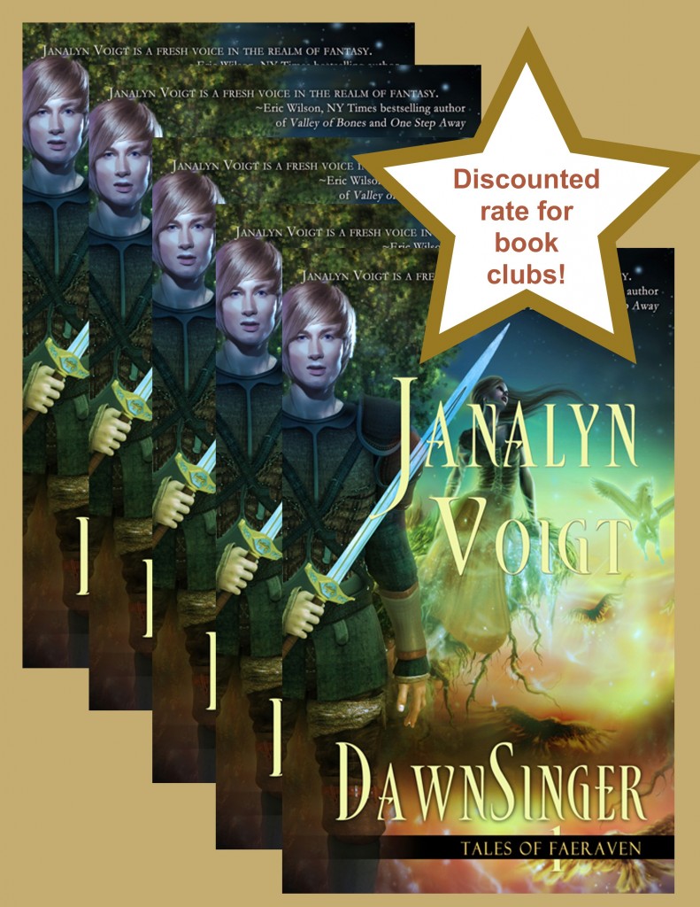 DawnSinger Discounted Rate for Book Clubs 