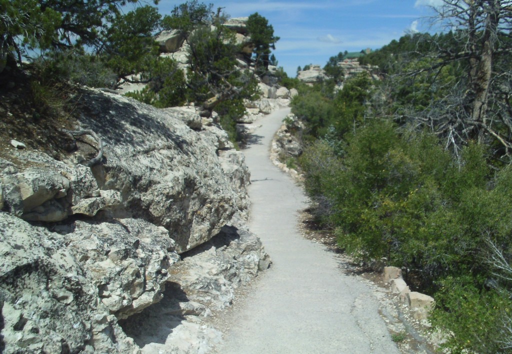 Grand Canyon Path to Bright Angel Point Grand Canyon Path to Bright Angel Point