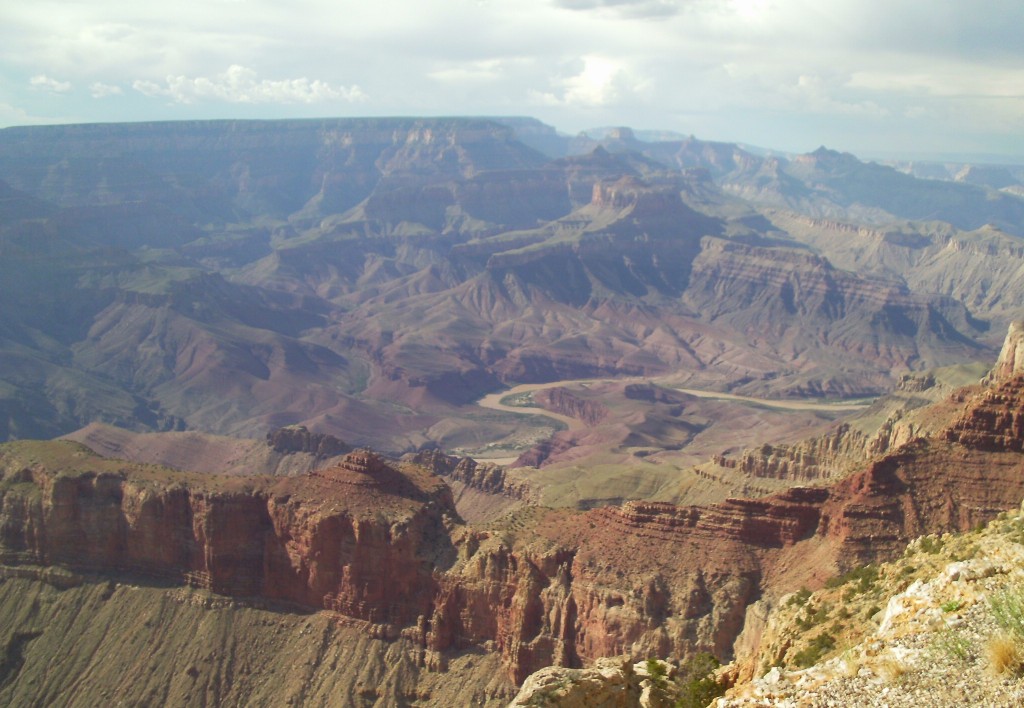 Grand Canyon with Colorado River Bends Grand Canyon with Colorado River Bends