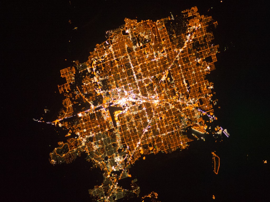 Lights of Las Vegas from space Lights of Las Vegas from space