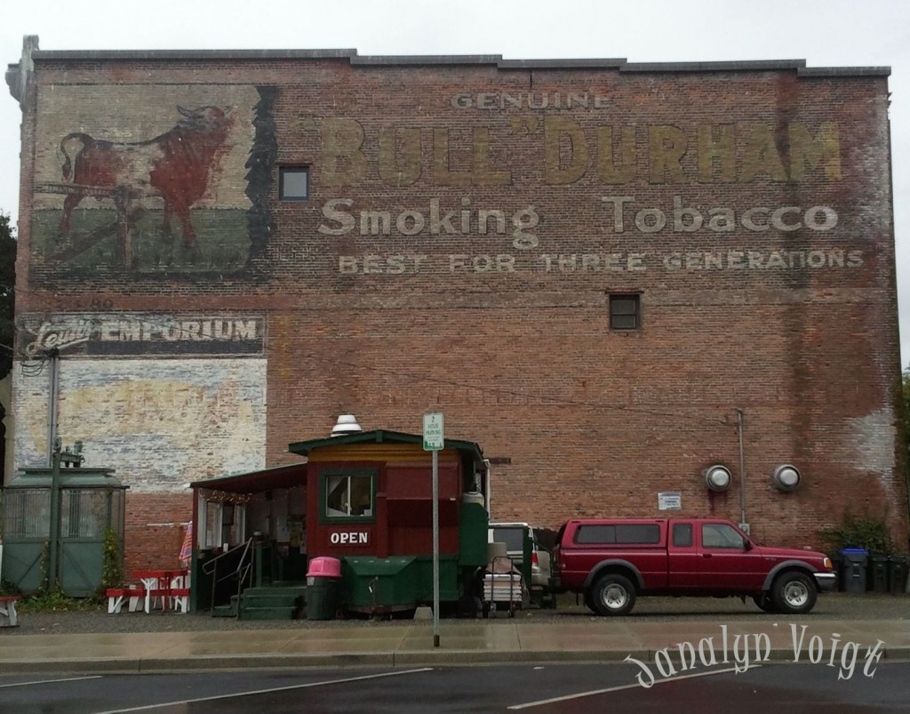 Faded Building Sign in Port Towsend © Janalyn Voigt