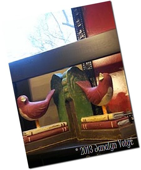 Bird Bookends in Shop