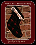 The Red Plaid Christmas Stocking @JanalynVoigt
