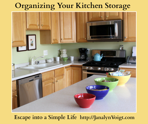 How to Organize Your Kitchen Storage so You'll Want to Cook | Escape into a Simple Life