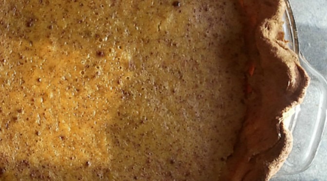 Homemade From Scratch Pumpkin Pie Recipe