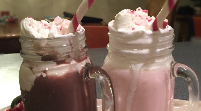 Candy Cane Steamers (A Fiction-Inspired Drink)