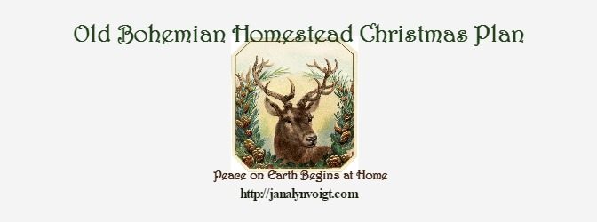 Old Bohemian Homestead Christmas Planner
