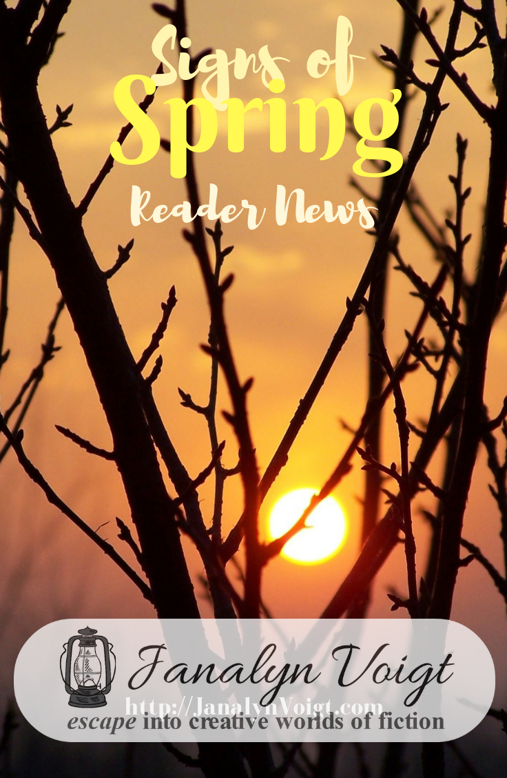 Signs of Spring Reader News for @JanalynVoigt Books